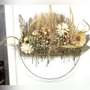 Large Handmade Floral Wreath